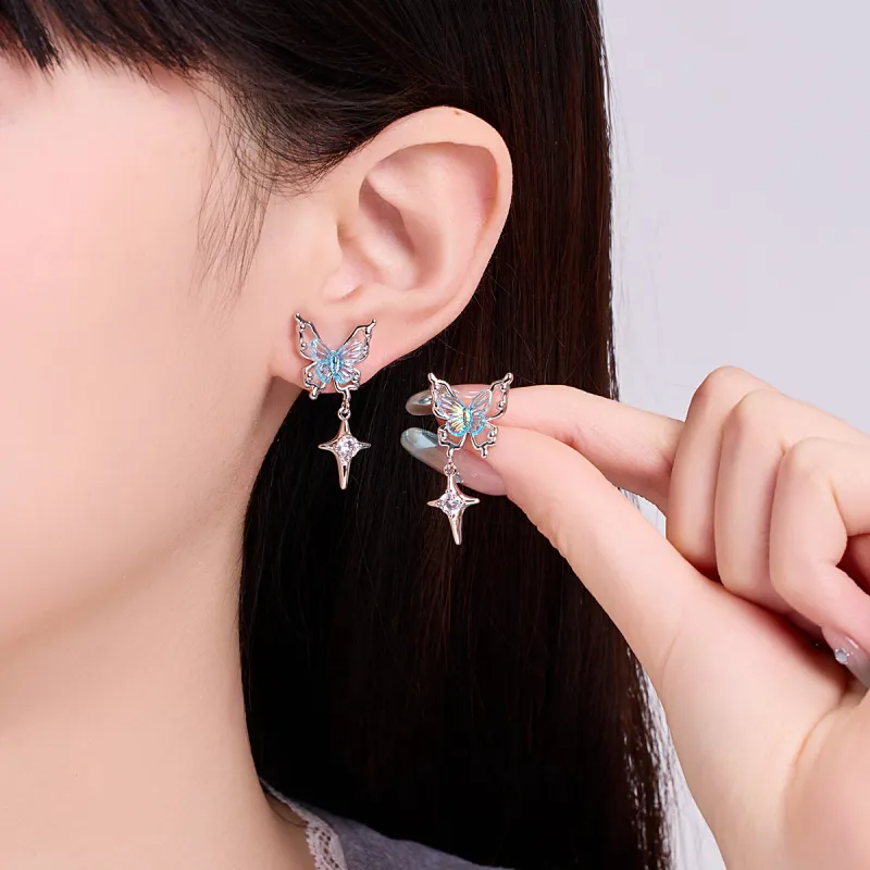 DODOGOGO S925 Silver Earrings Women's-3