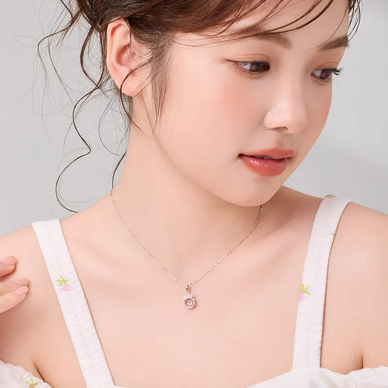 DODOGOGO Alloy, Synthetic Cubic Zirconia Necklaces Women's-2