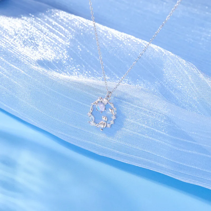 DODOGOGO Alloy Necklaces Women's Silver, Packaging-1