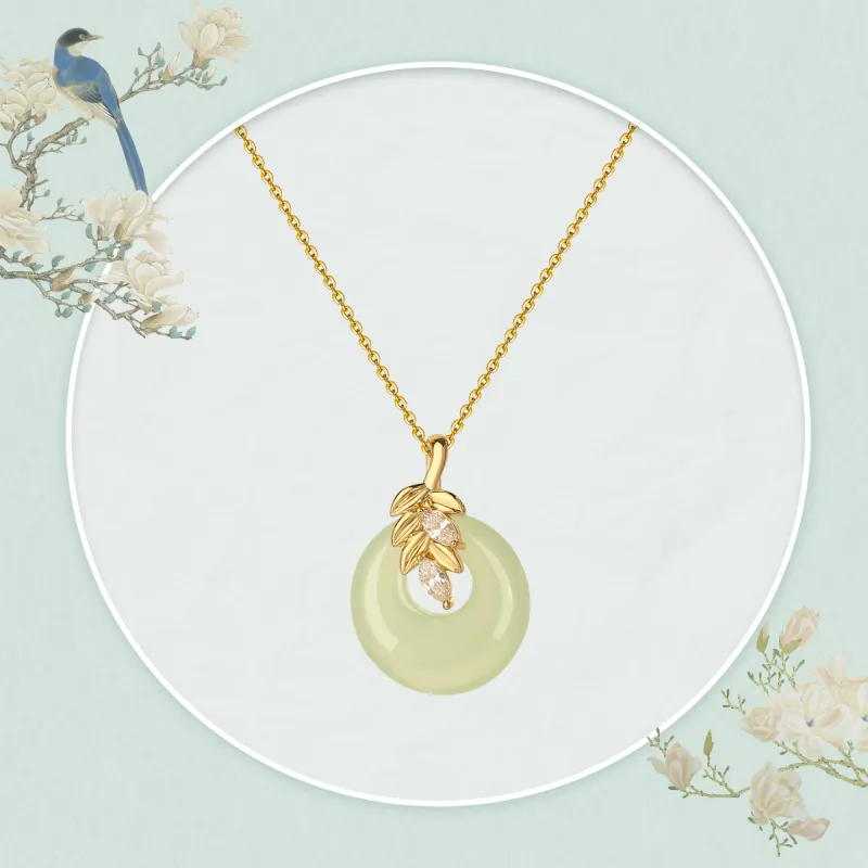 DODOGOGO Alloy Necklaces Women's Green/White, Packaging-2