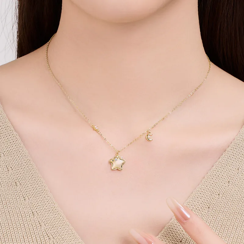 DODOGOGO Alloy Necklaces Women's Gold/Silver, Box Packaging-1