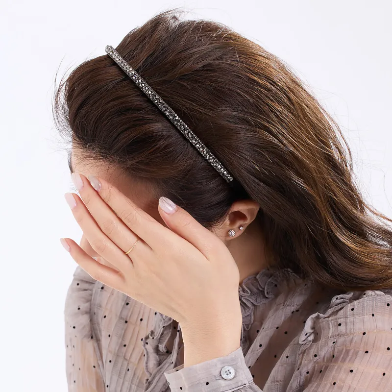 DODOGOGO Synthetic Cubic Zirconia Headbands Women's-3