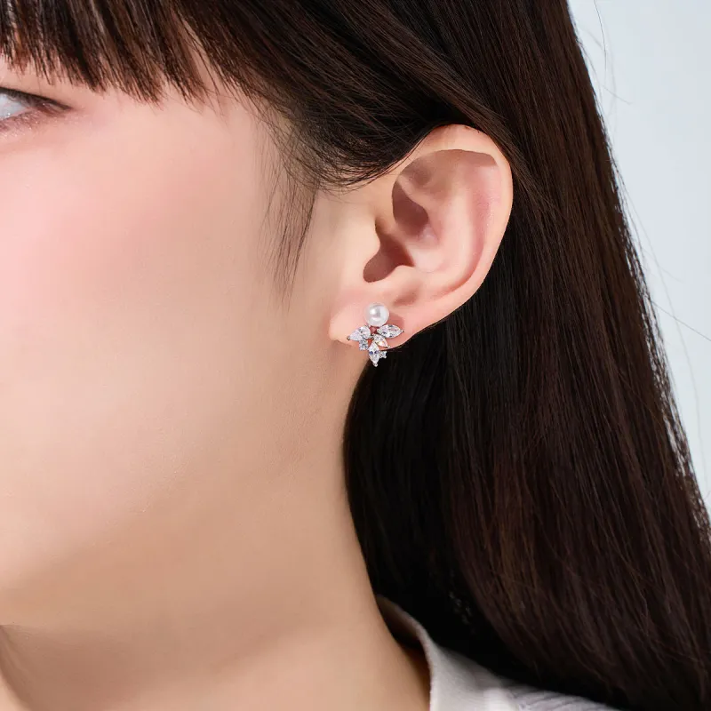 DODOGOGO S925 Silver Earrings Women's-2