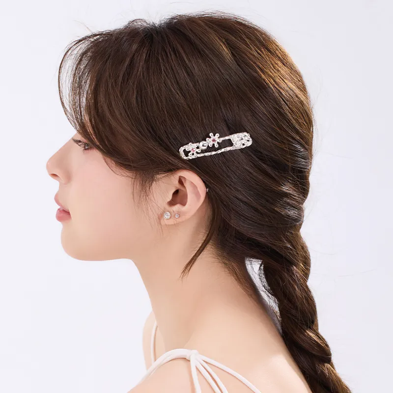 DODOGOGO Alloy, Synthetic Cubic Zirconia Hair Clips Women's-1