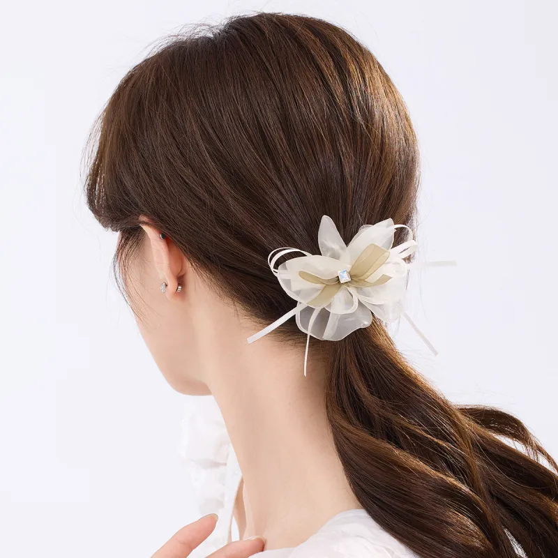 DODOGOGO Fabric, Alloy, Glass Hair Clips Women's-2