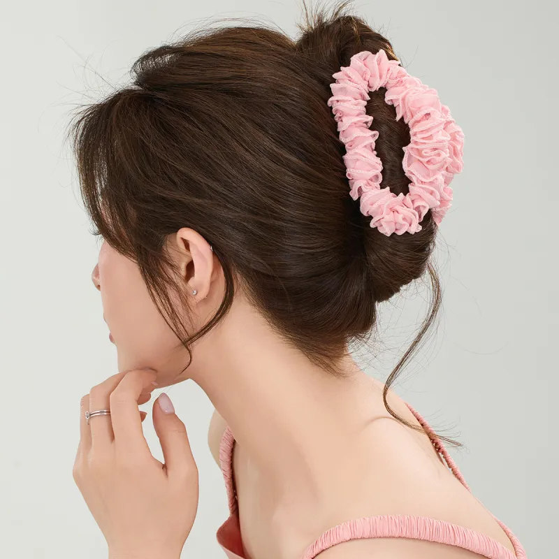 DODOGOGO Fabric, Acrylic Hair Claw Clip Women's-3