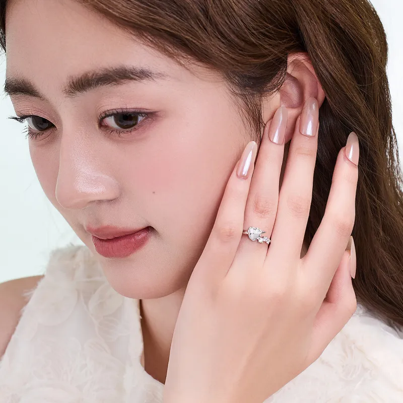 DODOGOGO Alloy Rings Women's Silver, Packaging-2