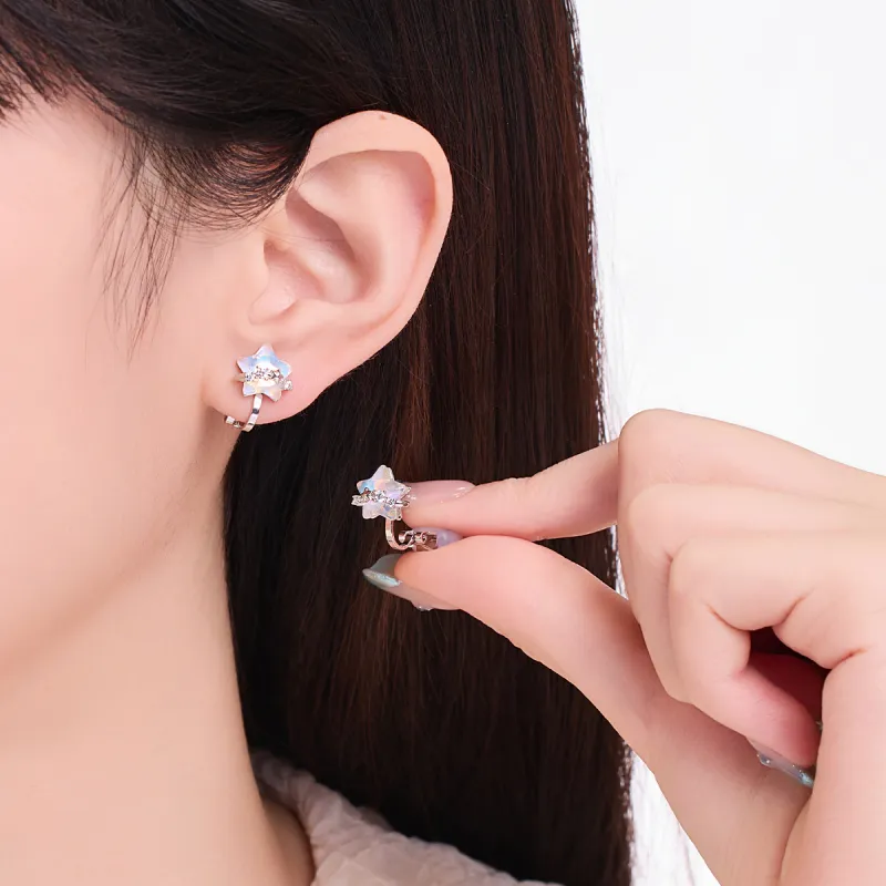 DODOGOGO Alloy Clip On Earrings Women's-3