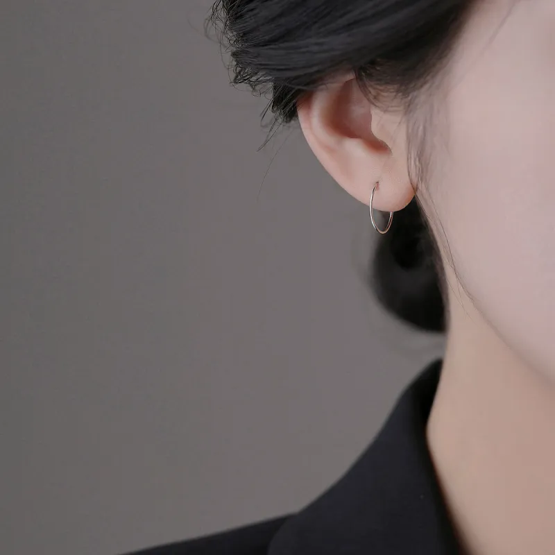 DODOGOGO S999 Silver Earrings Unisex-2