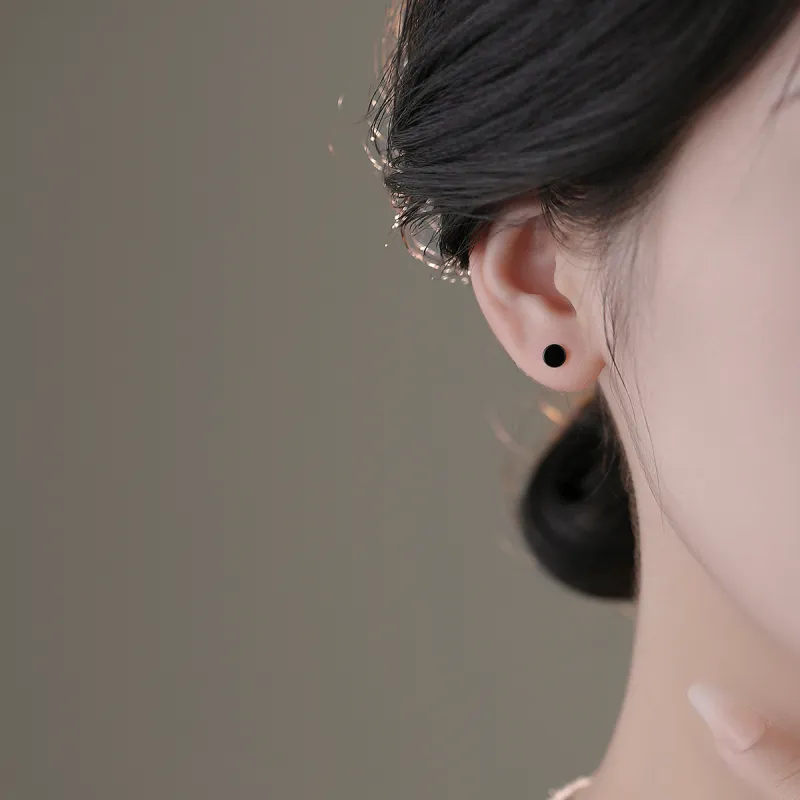 DODOGOGO Ceramic Stud Earrings Unisex-1