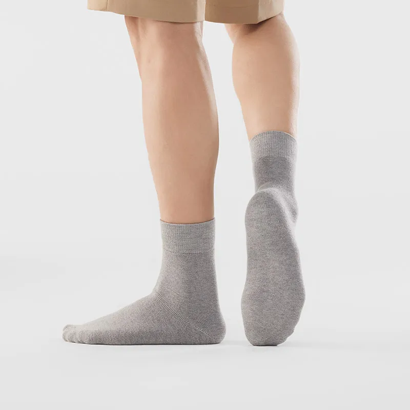 HLA Men Mid Calf Socks-5