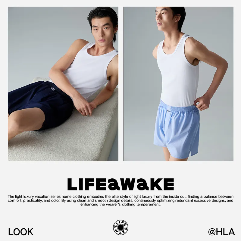 HLA Men Pajama Pants-7