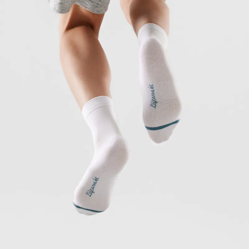 HLA Mid Calf Socks Men's 6 Pack-11