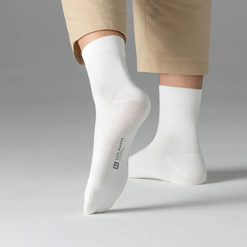 HLA Mid Calf Socks Men's 6 Pairs-35