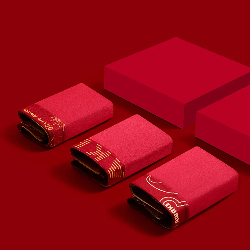HLA Underwear Gift Box Men's Box 3 Pack Red-3