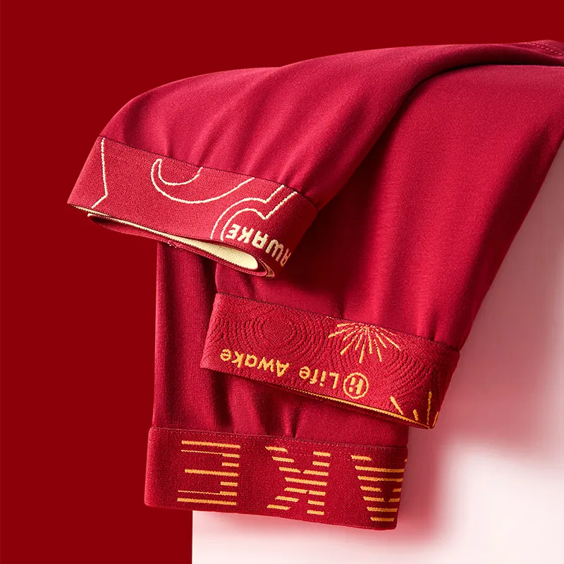 HLA Underwear Gift Box Men's Box 3 Pack Red-1