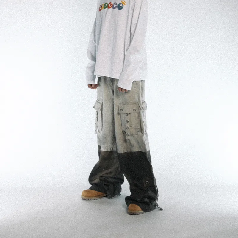 BLACK8 Mula Over Billionaire Jeans Unisex Khaki-3