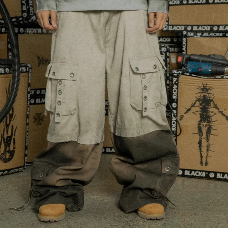BLACK8 Mula Over Billionaire Jeans Unisex Khaki-1