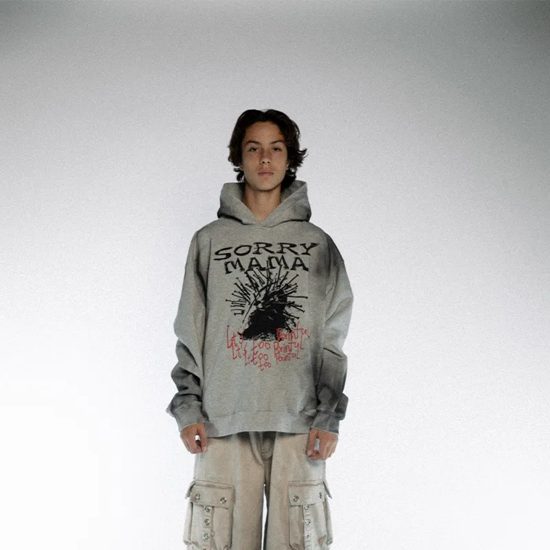 BLACK8MOB Sweatshirt Unisex Gray-2