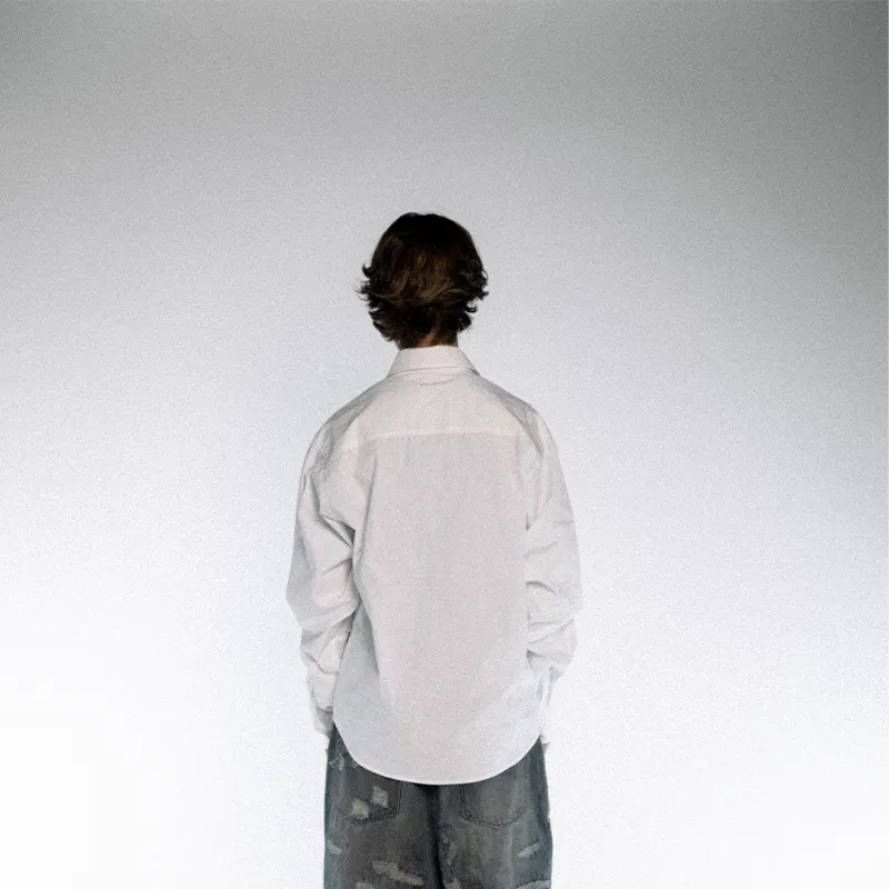 BLACK8MOB AW24 Shirt Unisex White-4