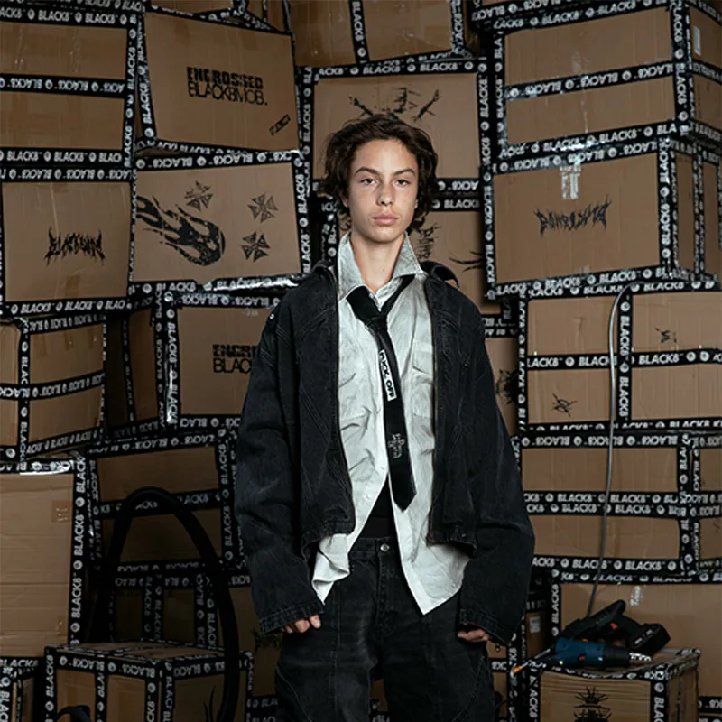 BLACK8MOB AW24 Jackets & Coats Unisex Black-2