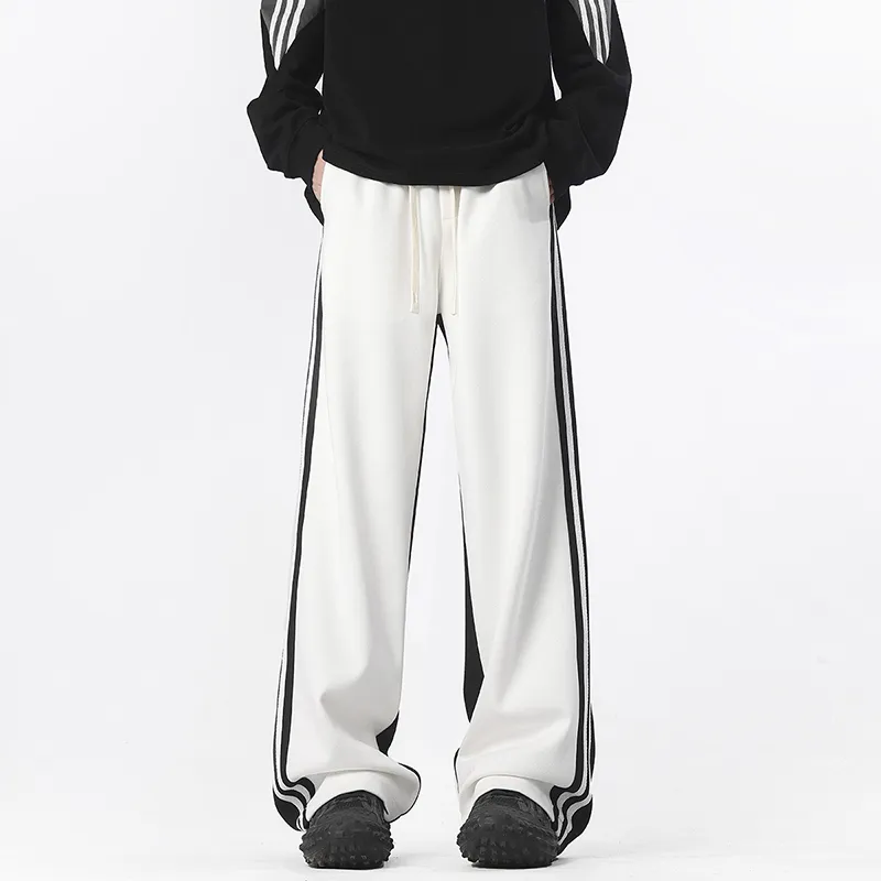 Ferrero Ross Casual Pants Unisex Black White-2