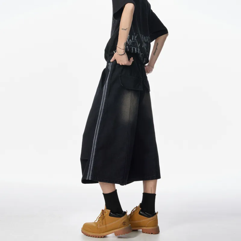 WOHOO Denim Shorts Unisex-11
