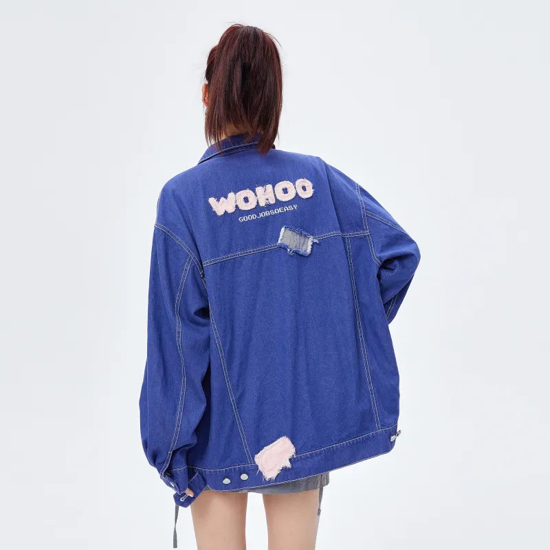 WOHOO Denim Jackets Unisex-6