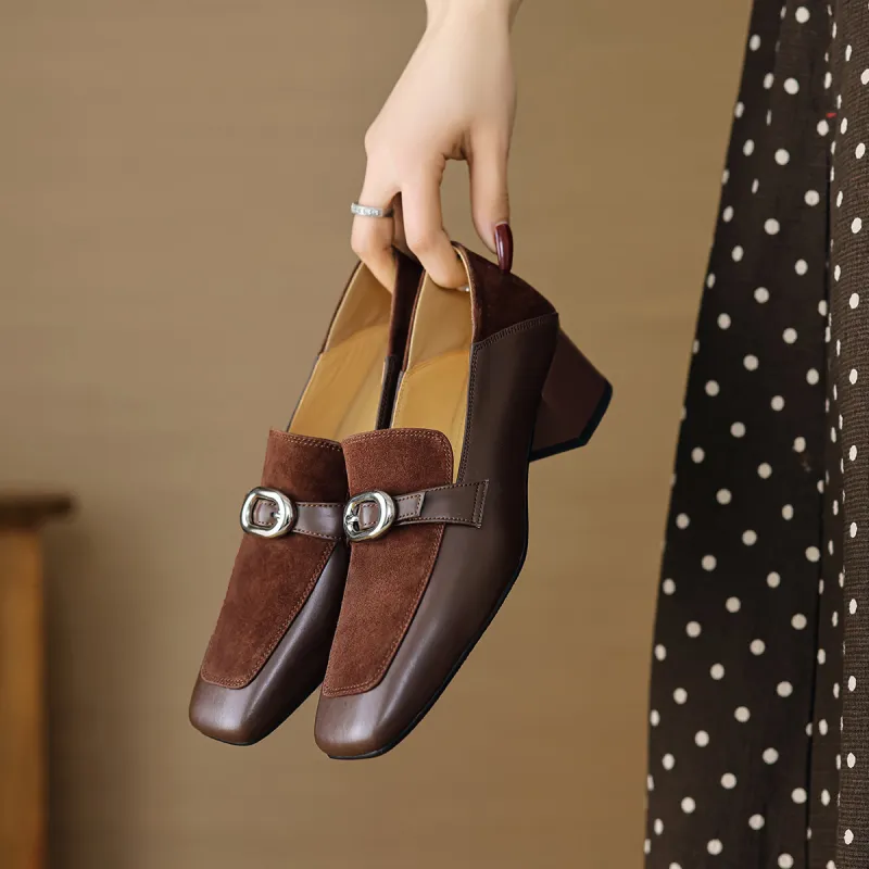 BETSY Loafers 4.5cm Women's Brown-2