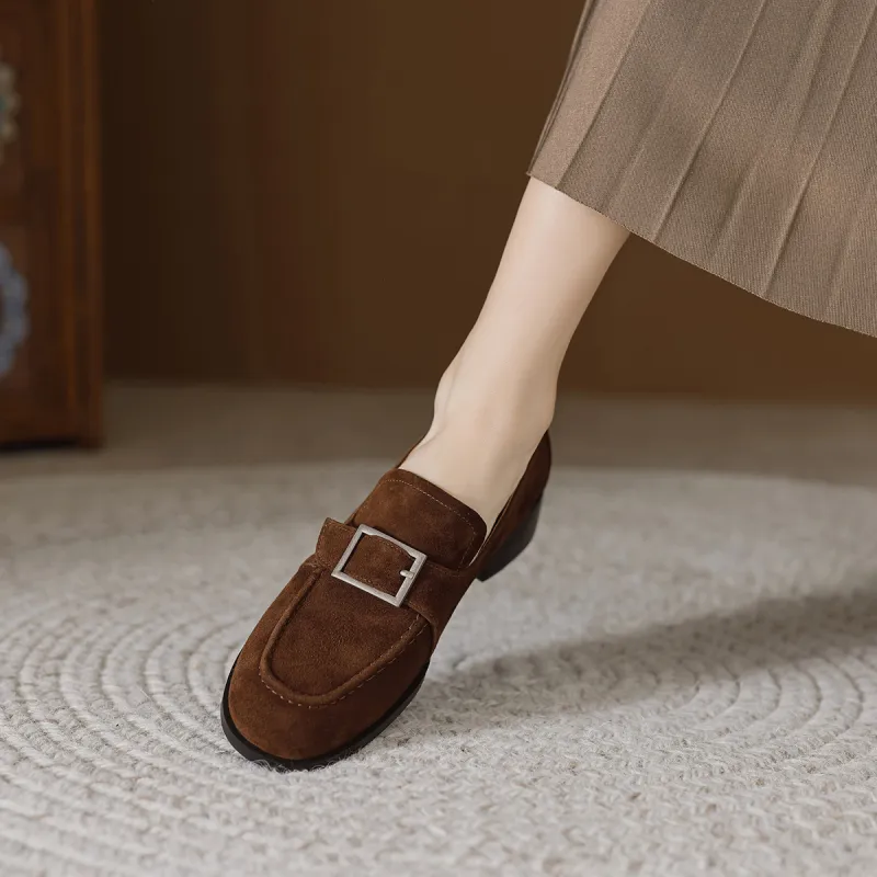 BETSY Loafers 3cm Women's Brown-3