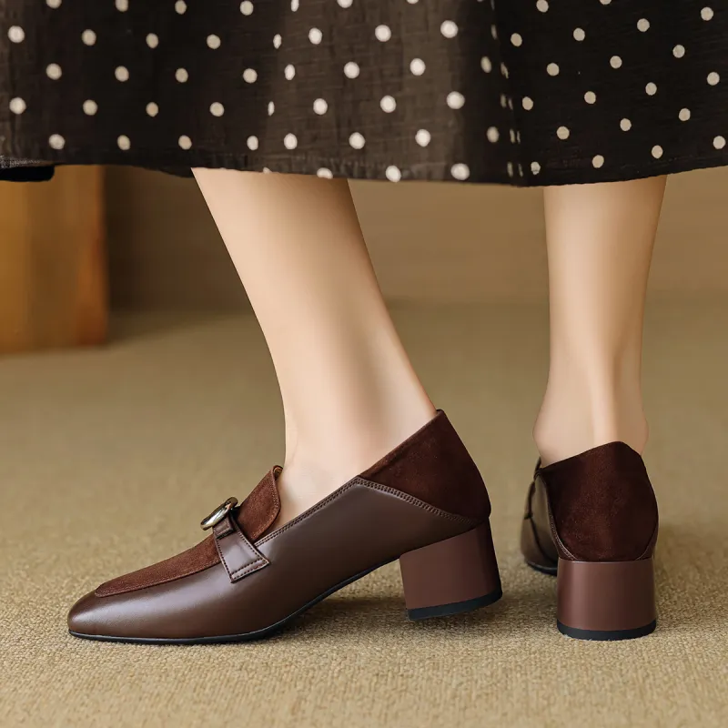 BETSY Loafers 4.5cm Women's Brown-3
