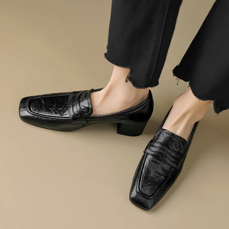 BETSY Loafers 4.2cm Women's Black-2