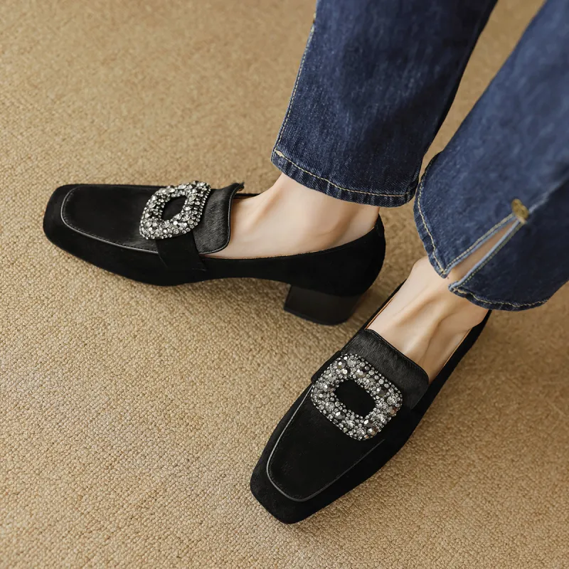 BETSY Loafers 4.2cm Women's Black-4