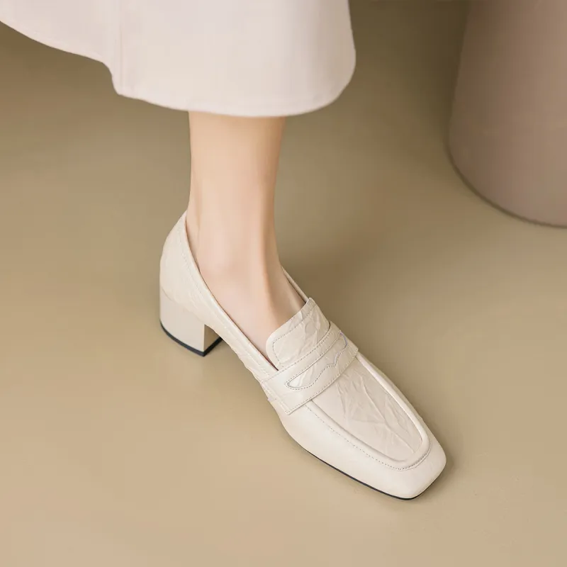 BETSY Loafers 4.2cm Women's Ecru-5