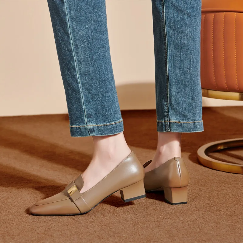 BETSY Loafers Women's Khaki-2