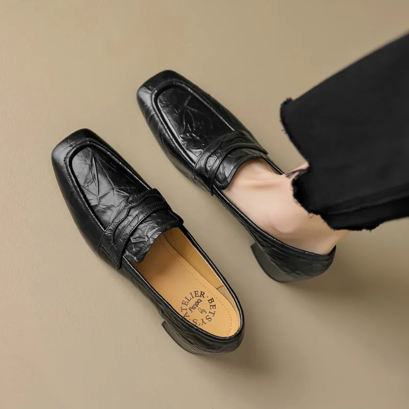 BETSY Loafers 4.2cm Women's Black-1