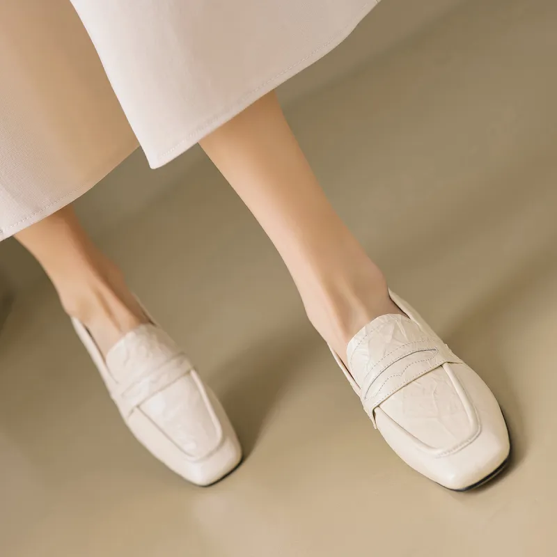 BETSY Loafers 4.2cm Women's Ecru-3