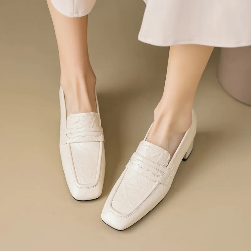 BETSY Loafers 4.2cm Women's Ecru-4