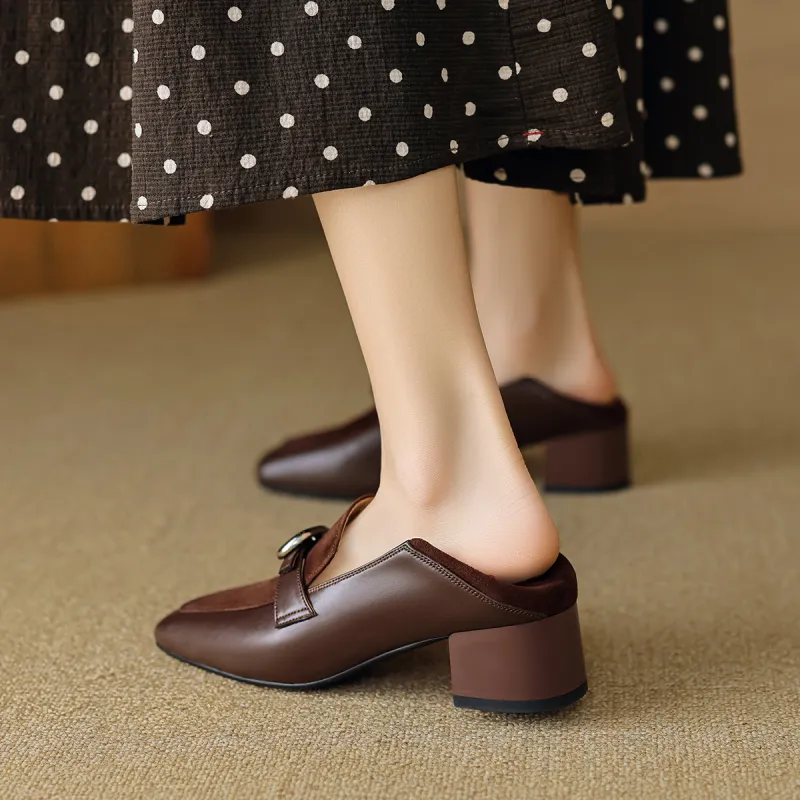 BETSY Loafers 4.5cm Women's Brown-5