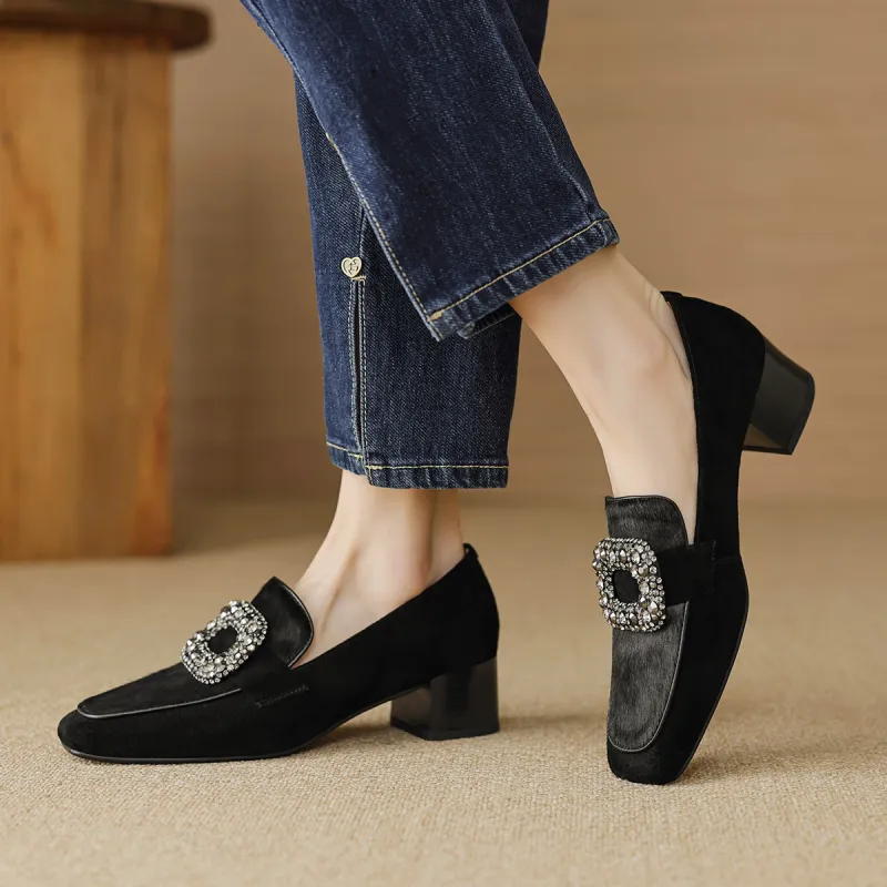 BETSY Loafers 4.2cm Women's Black-1