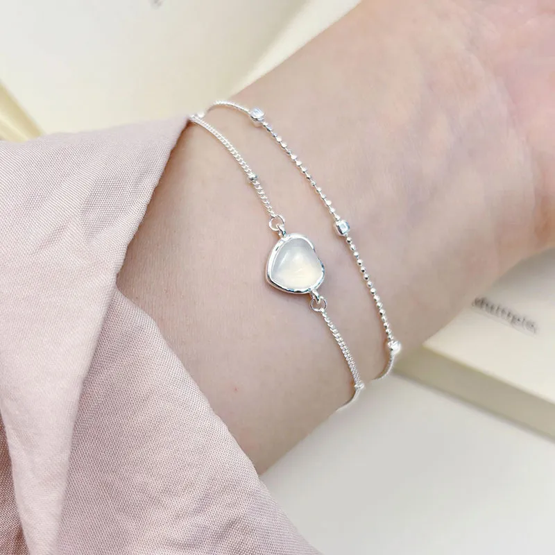 ZOKS S925 Silver Bracelets Women's-1