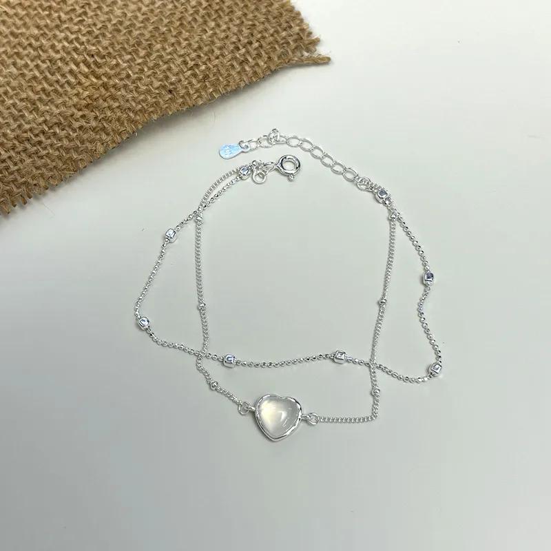 ZOKS S925 Silver Bracelets Women's-3
