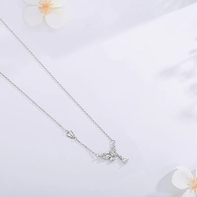 ZOKS S999 Fine Silver Necklaces Women's-3