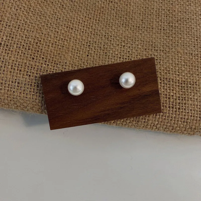 ZOKS S925 Silver Stud Earrings Women's-2