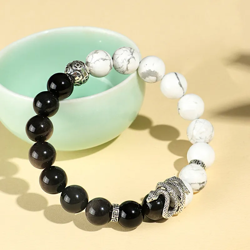 ZOKS Map Stone Bracelets Unisex-2