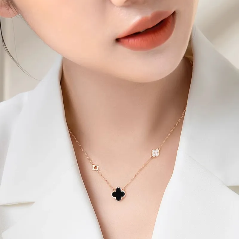 ZOKS Colored Glaze Jade Necklaces Women's-1