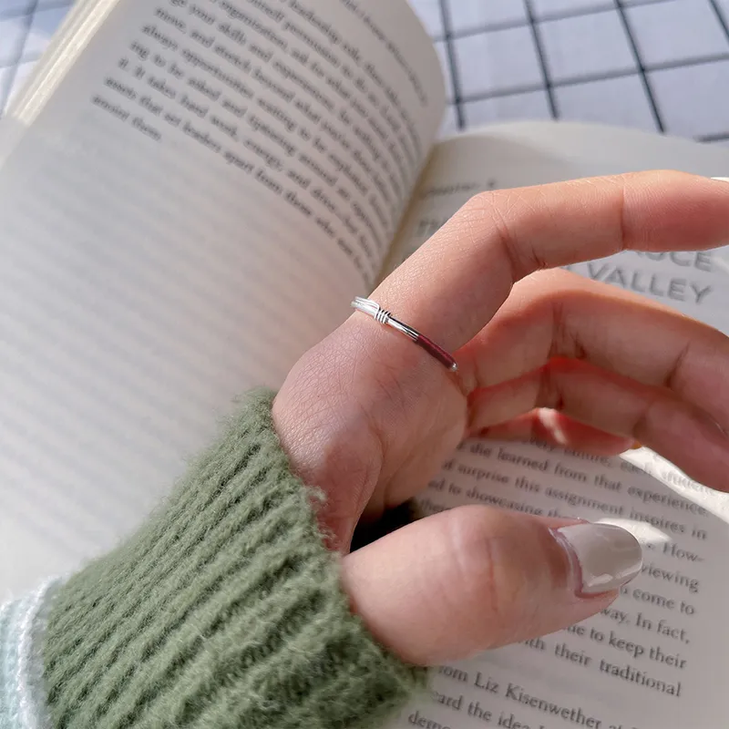 ZOKS S999 Fine Silver Rings Unisex-1
