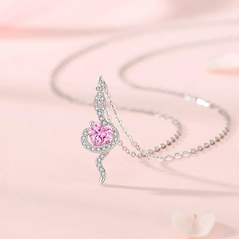 ZOKS S925 Silver Necklaces Women's-2