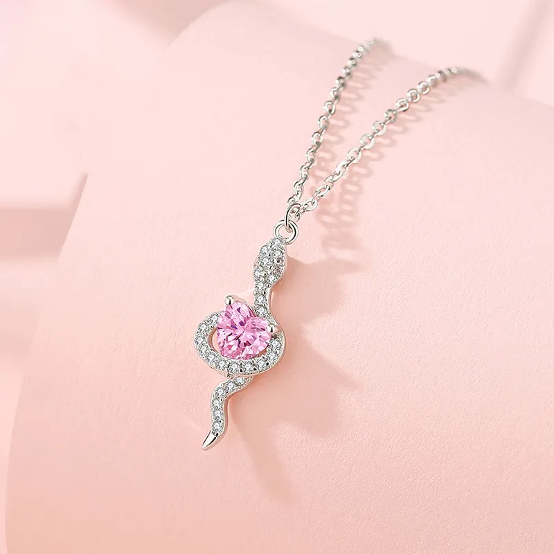 ZOKS S925 Silver Necklaces Women's-3