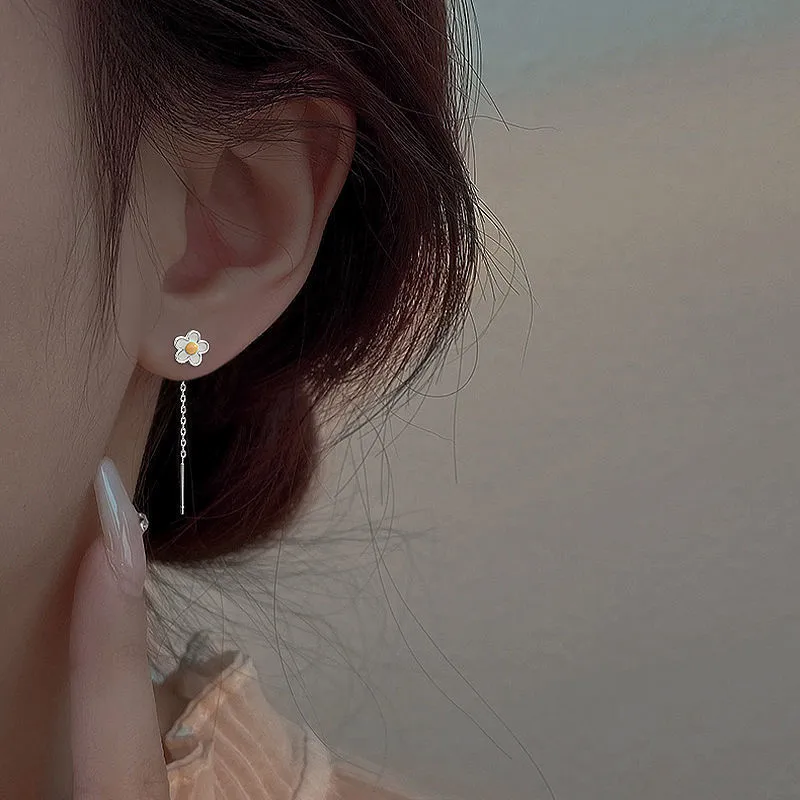 ZOKS Alloy Drop Earrings Women's-2